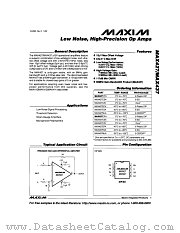MAX427 datasheet pdf MAXIM - Dallas Semiconductor