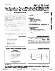 MAX4412 datasheet pdf MAXIM - Dallas Semiconductor