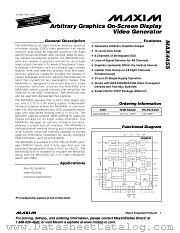 MAX4455 datasheet pdf MAXIM - Dallas Semiconductor