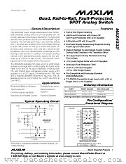 MAX4533 datasheet pdf MAXIM - Dallas Semiconductor