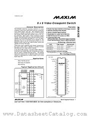 MAX456 datasheet pdf MAXIM - Dallas Semiconductor