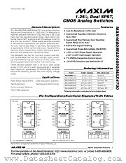 MAX4680 datasheet pdf MAXIM - Dallas Semiconductor