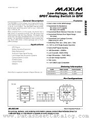 MAX4695 datasheet pdf MAXIM - Dallas Semiconductor