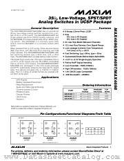 MAX4696 datasheet pdf MAXIM - Dallas Semiconductor