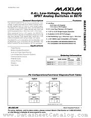 MAX4716 datasheet pdf MAXIM - Dallas Semiconductor