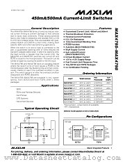 MAX4796 datasheet pdf MAXIM - Dallas Semiconductor