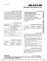 MAX496EVKIT datasheet pdf MAXIM - Dallas Semiconductor