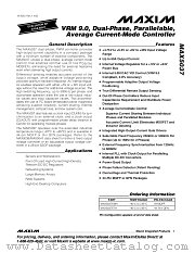 MAX5037 datasheet pdf MAXIM - Dallas Semiconductor