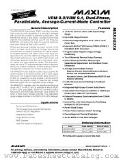 MAX5037A datasheet pdf MAXIM - Dallas Semiconductor