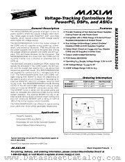 MAX5039 datasheet pdf MAXIM - Dallas Semiconductor