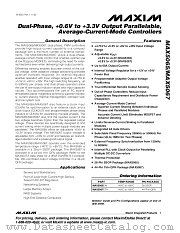 MAX5065 datasheet pdf MAXIM - Dallas Semiconductor