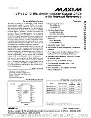 MAX5131 datasheet pdf MAXIM - Dallas Semiconductor
