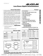 MAX5161 datasheet pdf MAXIM - Dallas Semiconductor