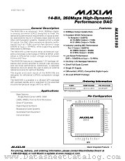 MAX5195 datasheet pdf MAXIM - Dallas Semiconductor