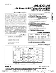 MAX5251 datasheet pdf MAXIM - Dallas Semiconductor