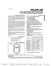 MAX534 datasheet pdf MAXIM - Dallas Semiconductor