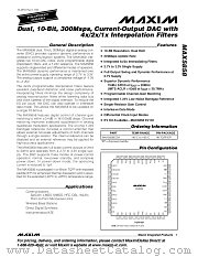 MAX5858 datasheet pdf MAXIM - Dallas Semiconductor