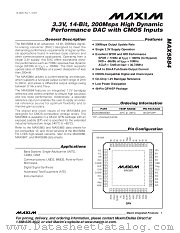 MAX5884 datasheet pdf MAXIM - Dallas Semiconductor