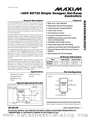 MAX5901 datasheet pdf MAXIM - Dallas Semiconductor