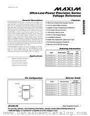 MAX6029 datasheet pdf MAXIM - Dallas Semiconductor