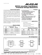 MAX6141 datasheet pdf MAXIM - Dallas Semiconductor