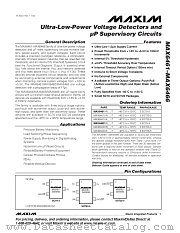 MAX6463 datasheet pdf MAXIM - Dallas Semiconductor