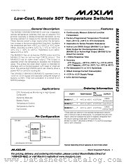 MAX6512 datasheet pdf MAXIM - Dallas Semiconductor