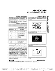 MAX662AEVKIT datasheet pdf MAXIM - Dallas Semiconductor