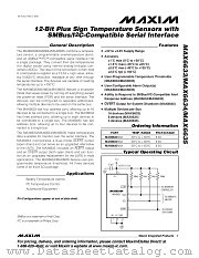 MAX6634 datasheet pdf MAXIM - Dallas Semiconductor