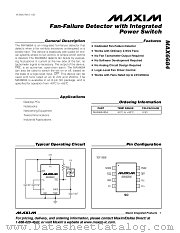 MAX6684 datasheet pdf MAXIM - Dallas Semiconductor