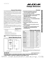MAX6808 datasheet pdf MAXIM - Dallas Semiconductor