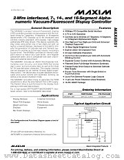 MAX6851 datasheet pdf MAXIM - Dallas Semiconductor