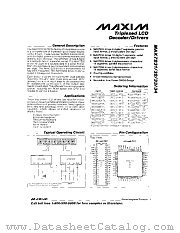 MAX7231 datasheet pdf MAXIM - Dallas Semiconductor