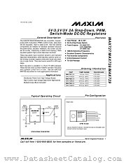 MAX728 datasheet pdf MAXIM - Dallas Semiconductor