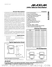 MAX7375 datasheet pdf MAXIM - Dallas Semiconductor