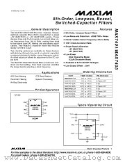 MAX7405 datasheet pdf MAXIM - Dallas Semiconductor