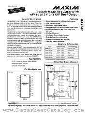 MAX742 datasheet pdf MAXIM - Dallas Semiconductor