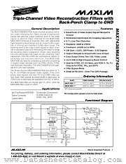 MAX7438 datasheet pdf MAXIM - Dallas Semiconductor