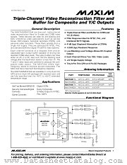 MAX7444 datasheet pdf MAXIM - Dallas Semiconductor