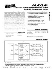 MAX7449 datasheet pdf MAXIM - Dallas Semiconductor