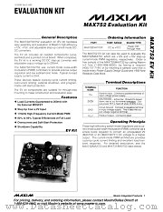 MAX752EVKIT datasheet pdf MAXIM - Dallas Semiconductor