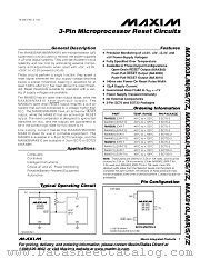MAX809R datasheet pdf MAXIM - Dallas Semiconductor