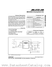 MAX850EVKIT datasheet pdf MAXIM - Dallas Semiconductor