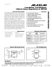 MAX8868 datasheet pdf MAXIM - Dallas Semiconductor