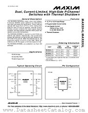 MAX895L datasheet pdf MAXIM - Dallas Semiconductor
