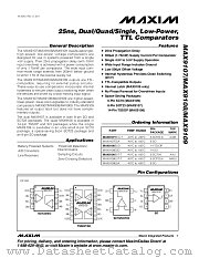 MAX9109 datasheet pdf MAXIM - Dallas Semiconductor