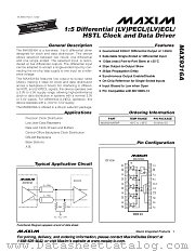 MAX9316A datasheet pdf MAXIM - Dallas Semiconductor