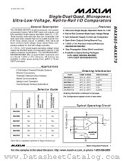 MAX966 datasheet pdf MAXIM - Dallas Semiconductor