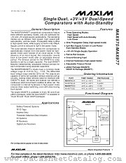 MAX977 datasheet pdf MAXIM - Dallas Semiconductor