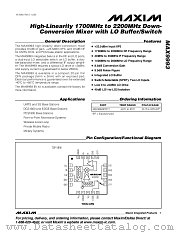MAX9993 datasheet pdf MAXIM - Dallas Semiconductor